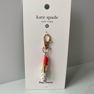 Kate Spade New  x Target Lipstick Bag Charm Keychain Fob